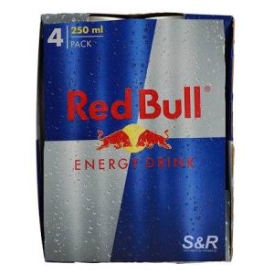 Red Bull Energy Drink, 250 mL, 4 cans (S&R)