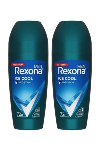 Rexona Men Motionsense Roll On Antiperspirant Ice Cool, 45 ml, bundle of 2 (Unilever Beauty Official Store)