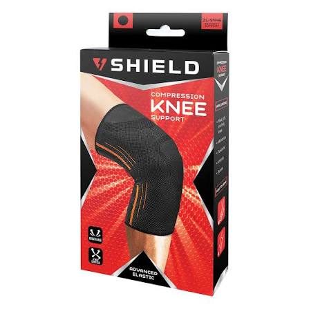Shield ZL-9446 Compression Knee Support, S to XL (redfusionmusicnsports)