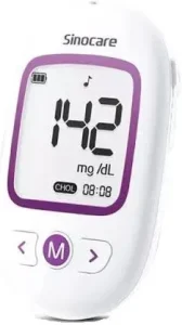 Sinocare M101 GCU 3-in-1 Glucose, Cholesterol and Uric Acid Monitor Kit (sinocare.ph)